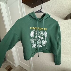 Green Foliage of the PNW Women's Sweater